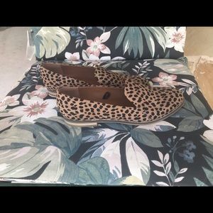 Leopard print loafers